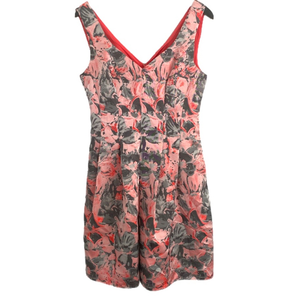 gorgeous Adrianna Papell Jacquard dress pink 4